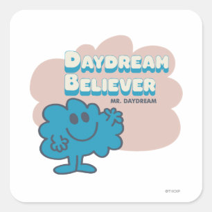 Herr Daydream glaubver Quadratischer Aufkleber