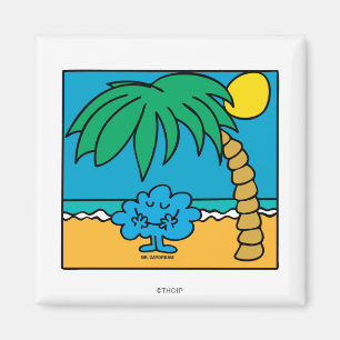 Herr Daydream Strand Szene Magnet