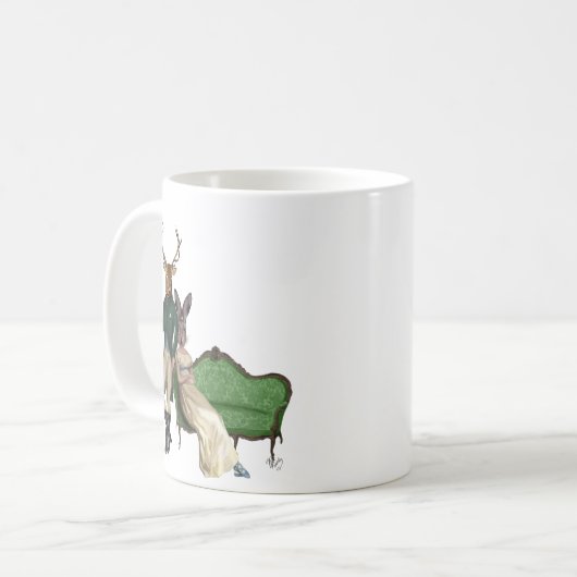 Herr Deer und Frau Rabbit 2 Kaffeetasse (Vorderseite Links)