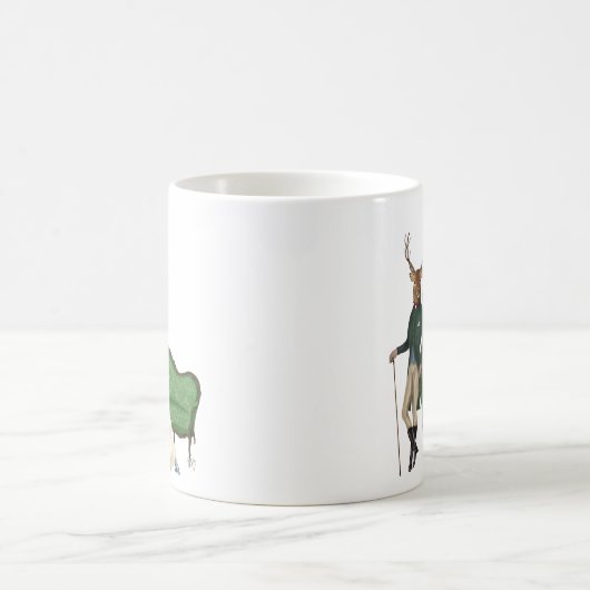 Herr Deer und Frau Rabbit 2 Kaffeetasse (Mittel)