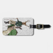 Herr Deer und Frau Rabbit Gepäckanhänger (Vorderseite horizontal)