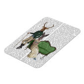 Herr Deer und Frau Rabbit Magnet (Linke Seite)