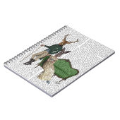 Herr Deer und Frau Rabbit Notizblock (Linke Seite)