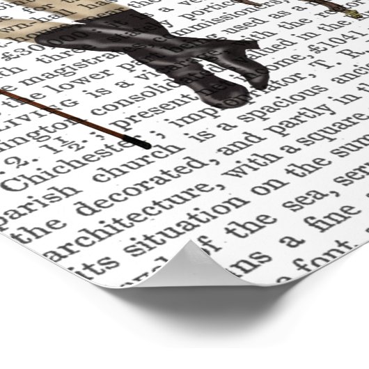 Herr Deer und Frau Rabbit Poster (Ecke)