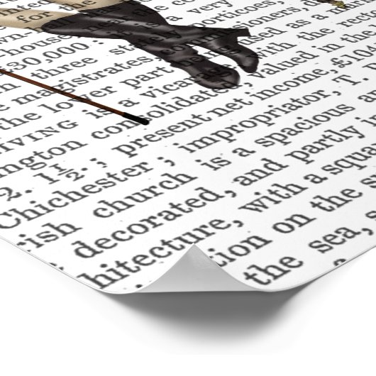 Herr Deer und Frau Rabbit Poster (Ecke)