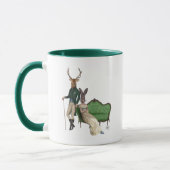 Herr Deer und Frau Rabbit Tasse (Links)