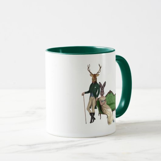 Herr Deer und Frau Rabbit Tasse (VorderseiteRechts)