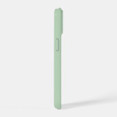 Herr, der heilt, hellgrün, einfache christliche iPhone 15 hülle (Rechte Seite)