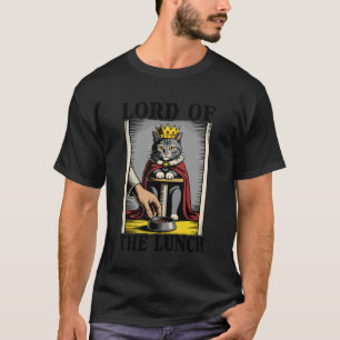 Herr Der Mittagessen Katzenliebhaber Kratzpfosten  T-Shirt