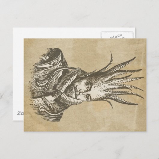 "Herr der Tiefe" Postkarte (Vorne/Hinten)