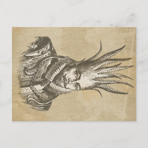 "Herr der Tiefe" Postkarte