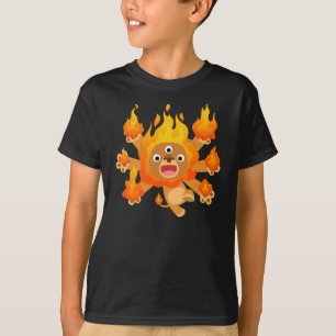 Herr des Feuers! (niedlicher Cartoon Löwe) Kinder T-Shirt
