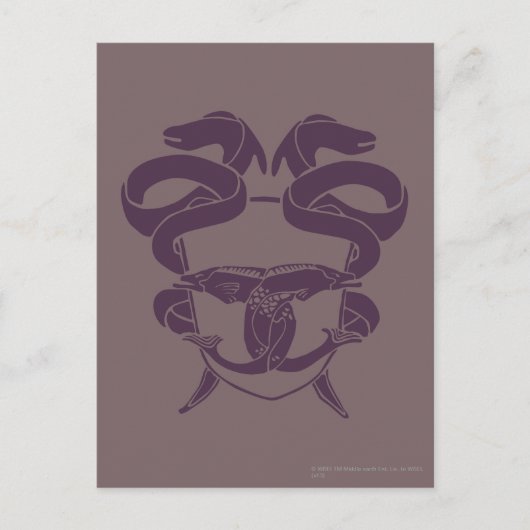 Herr des Laketown-Symbols Postkarte (Vorderseite)