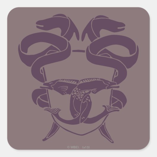 Herr des Laketown-Symbols Quadratischer Aufkleber (Vorderseite)