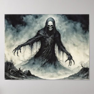 Herr des Todes erntet Seelen Poster