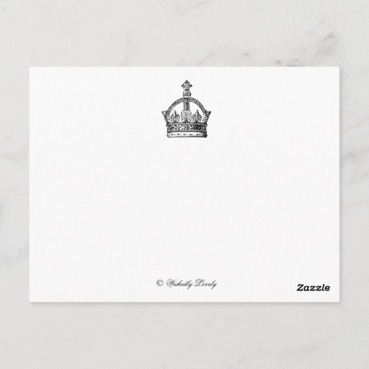 Herr des Waldes Postkarte (Rückseite)