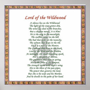 Herr des Wildwood Poster