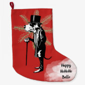 Herr Deutsche Dogge Großer Weihnachtsstrumpf (Vorderseite)