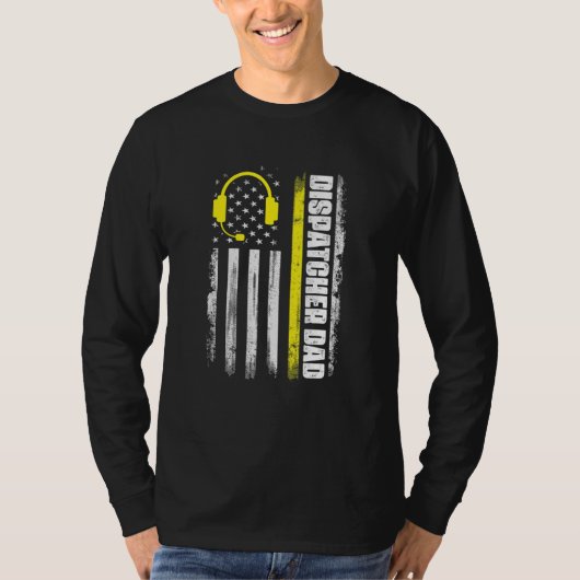 Herr Dispatcher Dad Dispatch Responder Operator 91 T-Shirt (Vorderseite)
