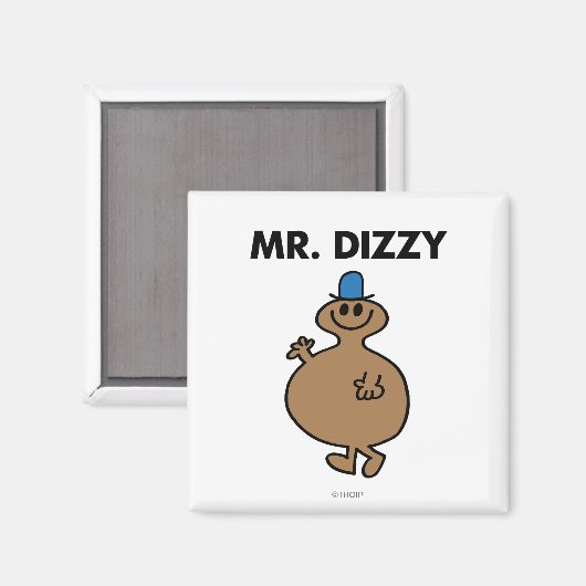 Herr Dizzy | Klassische Pose Magnet (Vorderseite/Rückseite)