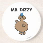 Herr Dizzy | Klassische Pose Sandstein Untersetzer (Vorne)