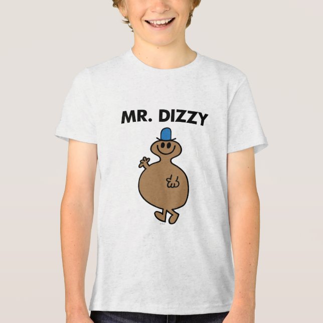 Herr Dizzy | Klassische Pose Tri-Blend Shirt (Vorderseite)