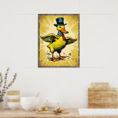 Herr Duck - Archival Art Print Poster (Küche)