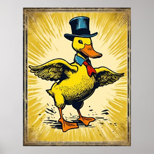 Herr Duck - Archival Art Print Poster (Vorne)