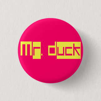 Herr Duck Mini-Button Button