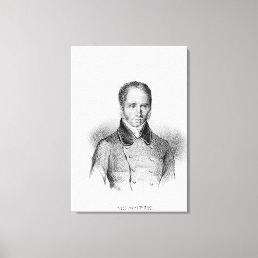Herr Dupin Leinwanddruck (Vorderseite)