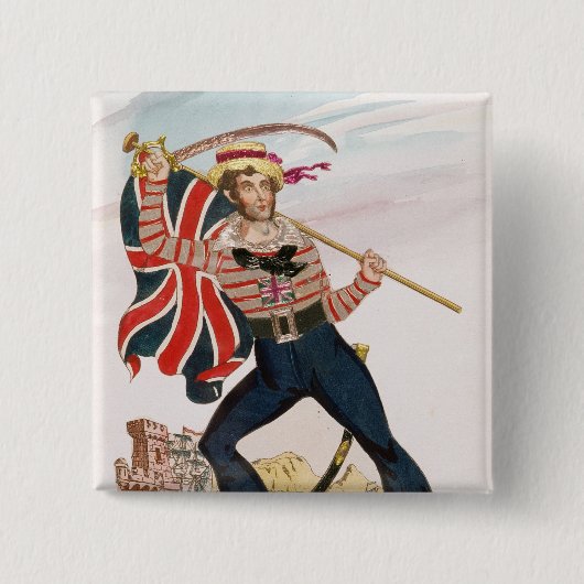 Herr E.F. Saville als 'Gewerkschafts-Jack Button (Vorderseite)