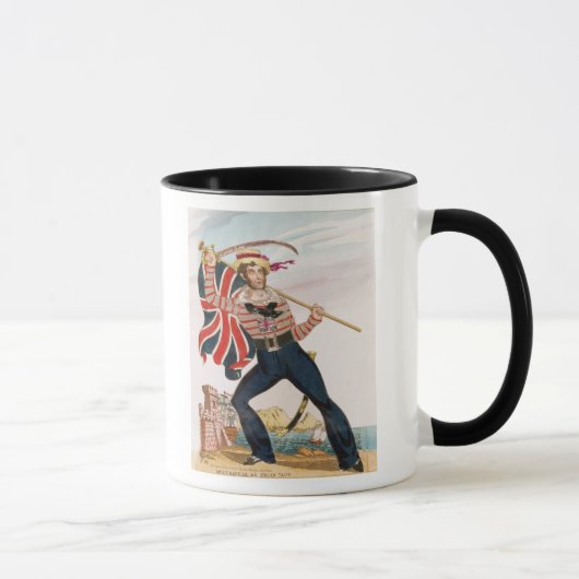 Herr E.F. Saville als 'Gewerkschafts-Jack Tasse (Rechts)