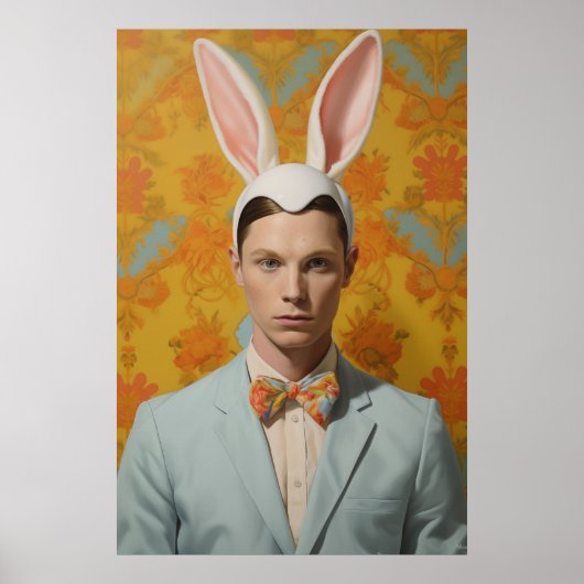 Herr Easter Bunny Poster (Vorne)