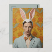 Herr Easter Bunny Postkarte (Vorne/Hinten)