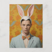 Herr Easter Bunny Postkarte (Vorderseite)