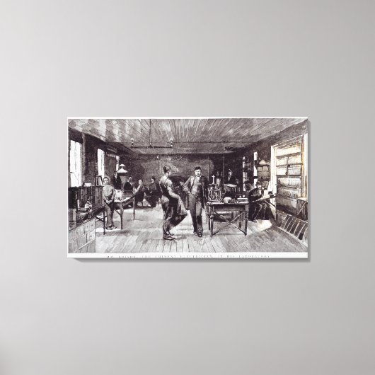 Herr Edison , Der herausragende Elektriker Leinwanddruck (Vorderseite)