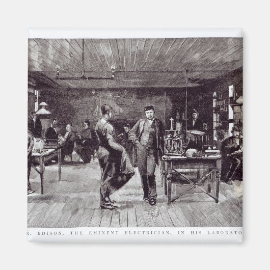 Herr Edison , Der herausragende Elektriker Magnet (Vorne)