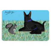 Herr Eichhörnchen - Eile Magnet (Horizontal)