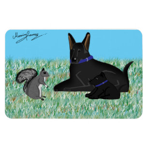 Herr Eichhörnchen - Eile Magnet