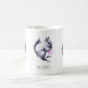 Herr Eichhörnchen individuelle Name Kaffeetasse