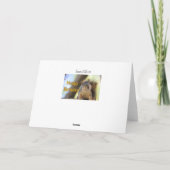 Herr Eichhörnchen wünscht einen guten Geburtstag Karte (Rückseite)