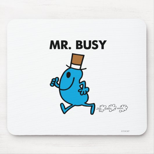 Herr Eilig Lauft Schnell Mousepad (Vorne)