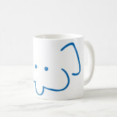 Herr Elephant Kaffeetasse (VorderseiteRechts)