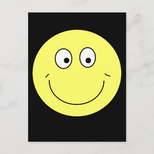 Herr Emoticon Postkarte (Vorderseite)