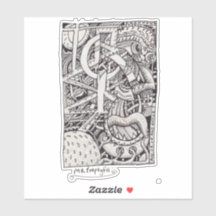 Herr Emptyful, Tinte Zeichnend Rechteckheber