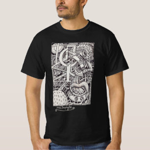 Herr Emptyful, Tintenzeichnung T-Shirt