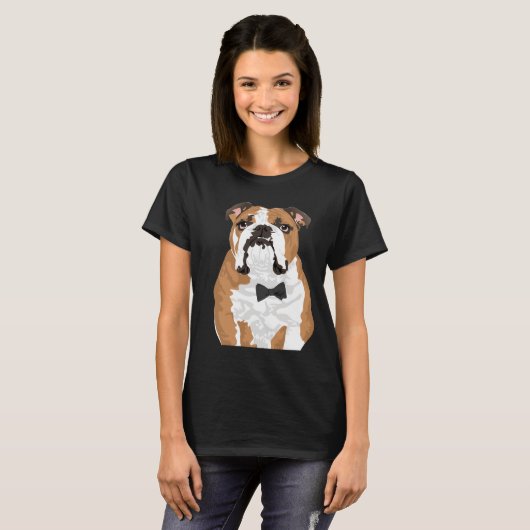 Herr-englischer Bulldoggen-T - Shirt für (Vorne ganz)