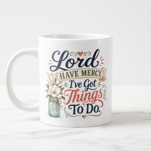 Herr, erbarme dich, Jumbo-Tasse (Links)