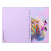 Herr Escargot, Postmaster General Schreibwaren Notizblock (Vorderseite)