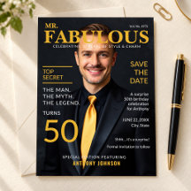 Herr Fabulous Foto Überraschung 50. Geburtstag Sav